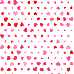 Pattern with hearts