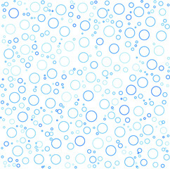 Seamless pattern with bubbles