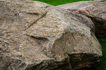 Weathered Granite boulders close-up
