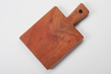 Wooden chopping board with handle