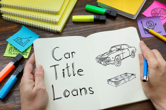 Car Title Loans Is Shown On The Business Photo Using The Text