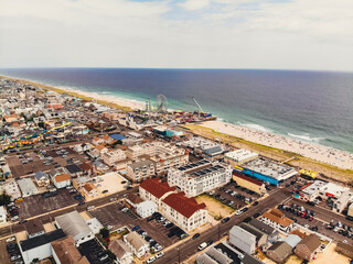 Fototapeta premium aerial view country