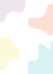 abstract background with different shapes. Minimalistic style vector illustration.