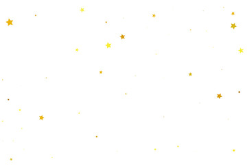 Orange Stars Wallpaper. Golden Texture Wallpaper. Yellow Confetti Modern. Gold Falling Background Glitter Symbol. Celebration Poster. Starry Isolated. Sparkling Greeting.