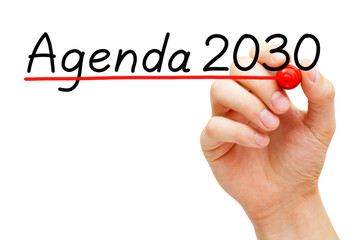 Agenda 2030 Sustainable Development Goals - obrazy, fototapety, plakaty