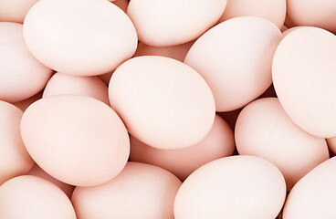 Eggs as background close up, rustic concept.