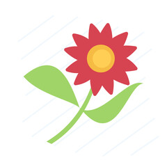 sunflower on a green background