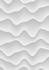 Black and White 3D Fluid Distorted Structure Light Vertical Background Design Template