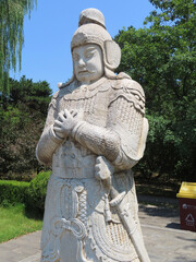 Chinese Spirit Statue Guarding the Sacred Way Near Beijing China