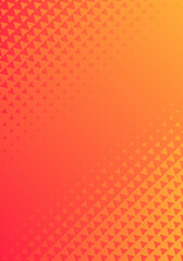 Modern Halftone Pattern Orange Red Vivid Gradient Abstract Vertical Background Design Template