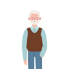 old man standing