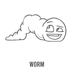 Coloring page for preschool children. Learn numbers for kindergartens and schools. Educational game. Vector illustration