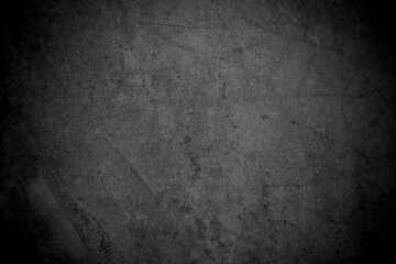 Old wall texture cement dark black gray  background abstract grey color design are light with white gradient background.