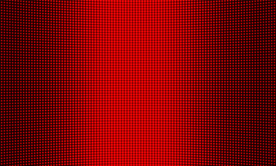 Led screen texture. Digital display. Color pixel background. Lcd monitor . Red television videowall with dots. Projector grid template. Electronic diode effect. Vector illustration.