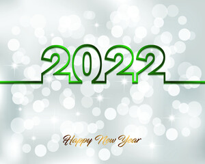 2022 Happy New Year background.