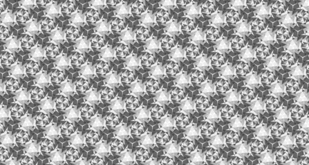 Repetitive abstract geometric monochrome pattern-9a3b