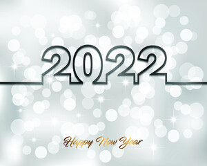 2022 Happy New Year background.