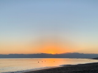 Fototapeta premium sunset on the beach