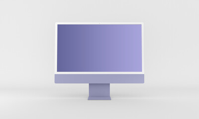 Apple new iMac 2021 4K M1 Desktop Latest Computer 2021 for any kind of mockup or UI screen