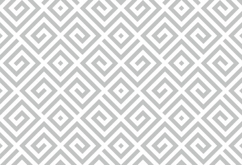 The geometric pattern with lines. Seamless vector background. White and gray texture. Graphic modern pattern. Simple lattice graphic design.