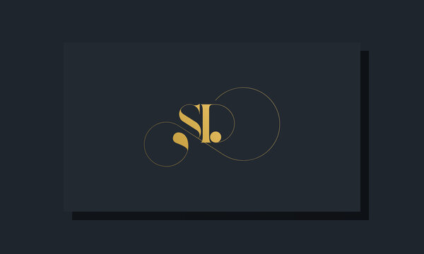 Minimal Royal Initial Letters SD Logo