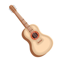 wooden guitar instrument