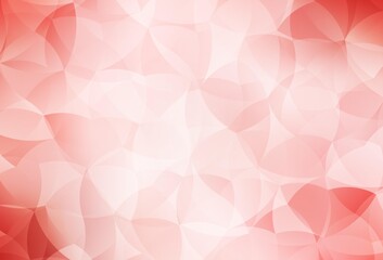 Light Red vector low poly background.