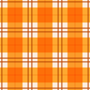 Simple vector seamless pattern in a cage, tartan, burberry, geometric. A beautiful ornament for fabric, clothing, your design.