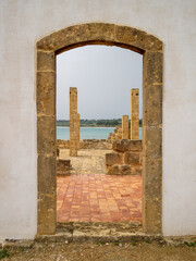 Ruins of the tuna fishing village at Vendicari Nature Reserve