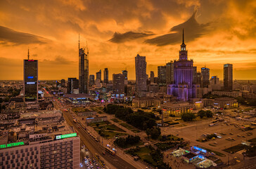 Warszawa © Drone in Warsaw