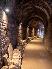 The galleries of Catania Roman Theatre