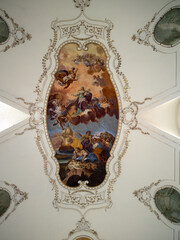 Ceiling fresco of the Church of Santa Lucia alla Badia