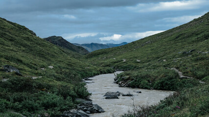mountain river in the mountains