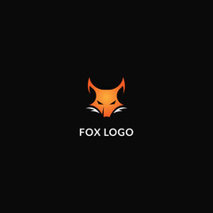 fox logo vector design. logo template
