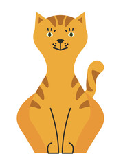 yellow cat mascot