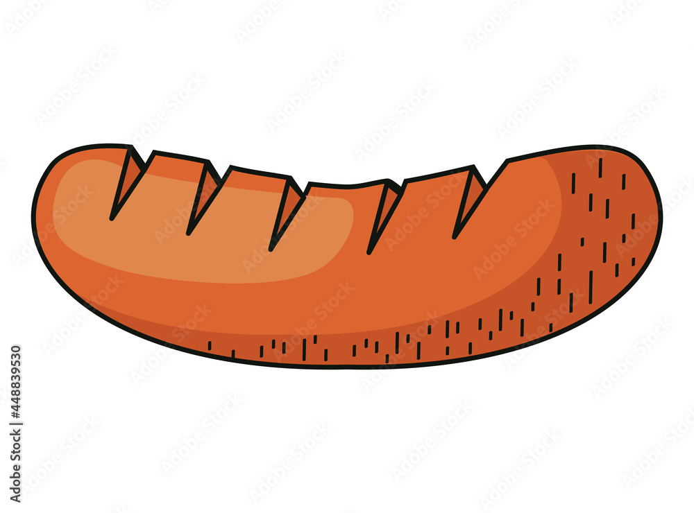 Canvas Prints sausage food icon