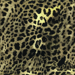 Leopard skin texture seamless pattern © DNZ CreativeDesign