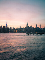 New York City Skyline Sunset -  Empire State Building