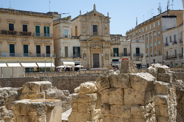 Fototapeta na wymiar Lecce, Apulien, Salento, Florenz des Süden, 