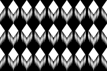 black and white seamless pattern