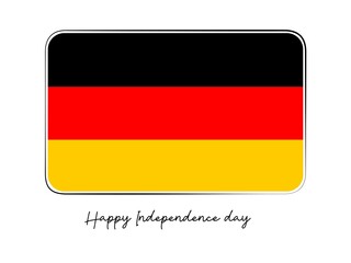 Vector illustration of Germany flag