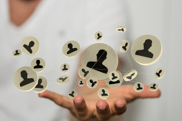 Abstract technology group and data