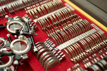 Lenses and devices for measuring the diagnosis of visual quality