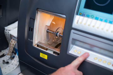 Grinding glass and lenses for optics