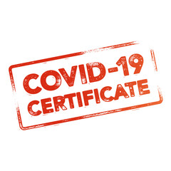 Covid-19 Certificate Stamp Print