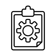  Settings Vector Line Icon Design