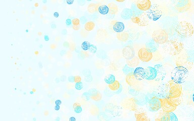 Light Blue, Red vector natural artwork with roses.