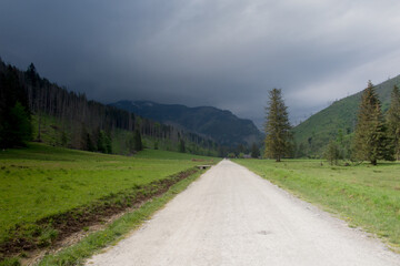 Koscieliska Valley at the beginning of June, few tourists, but beautiful views.
