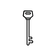 Key icon vector set. Key illustration sign collection.  Key microphone symbol or logo.