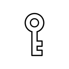 Key icon vector set. Key illustration sign collection.  Key microphone symbol or logo.